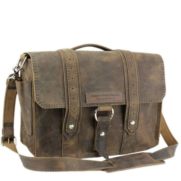 17 Copper River - Leather Laptop Bag